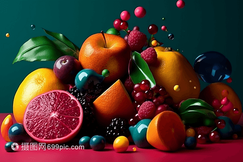 香甜水果，新鲜享受 大自然的甜蜜馈赠