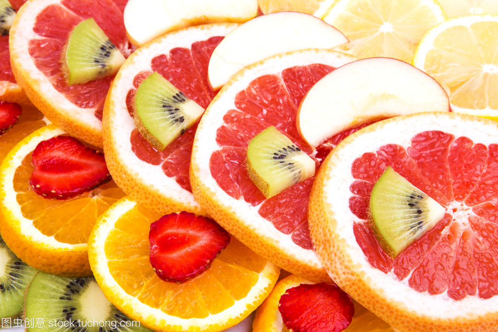 切片水果 新鲜营养，赏心悦目的健康选择